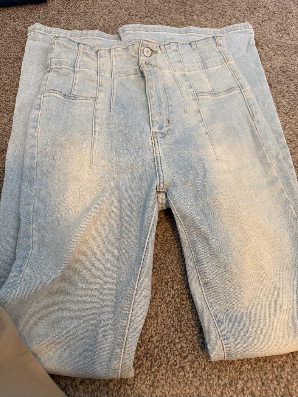 We The Free Light Blue Flare Jeans